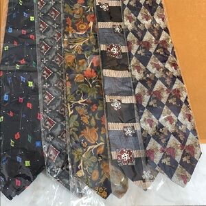 Black and Red Silk Ties Collection
